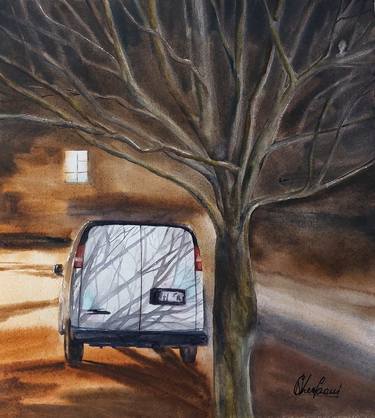 Original Impressionism Landscape Painting by Nina Cherfaoui