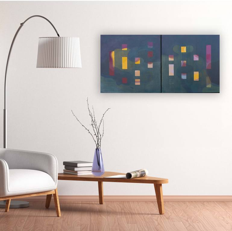 Original Abstract Painting by Clare Winslow