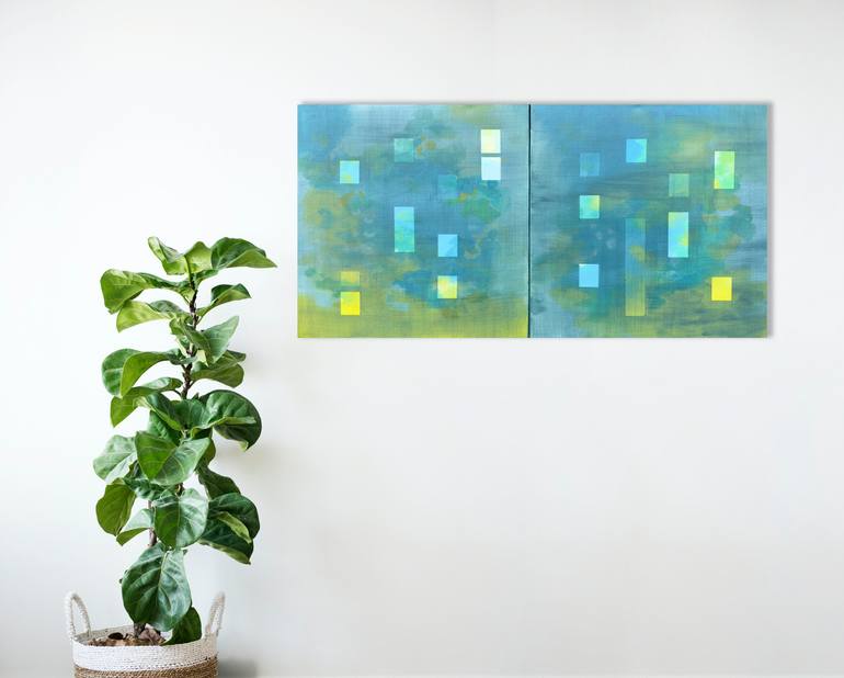 Original Abstract Painting by Clare Winslow