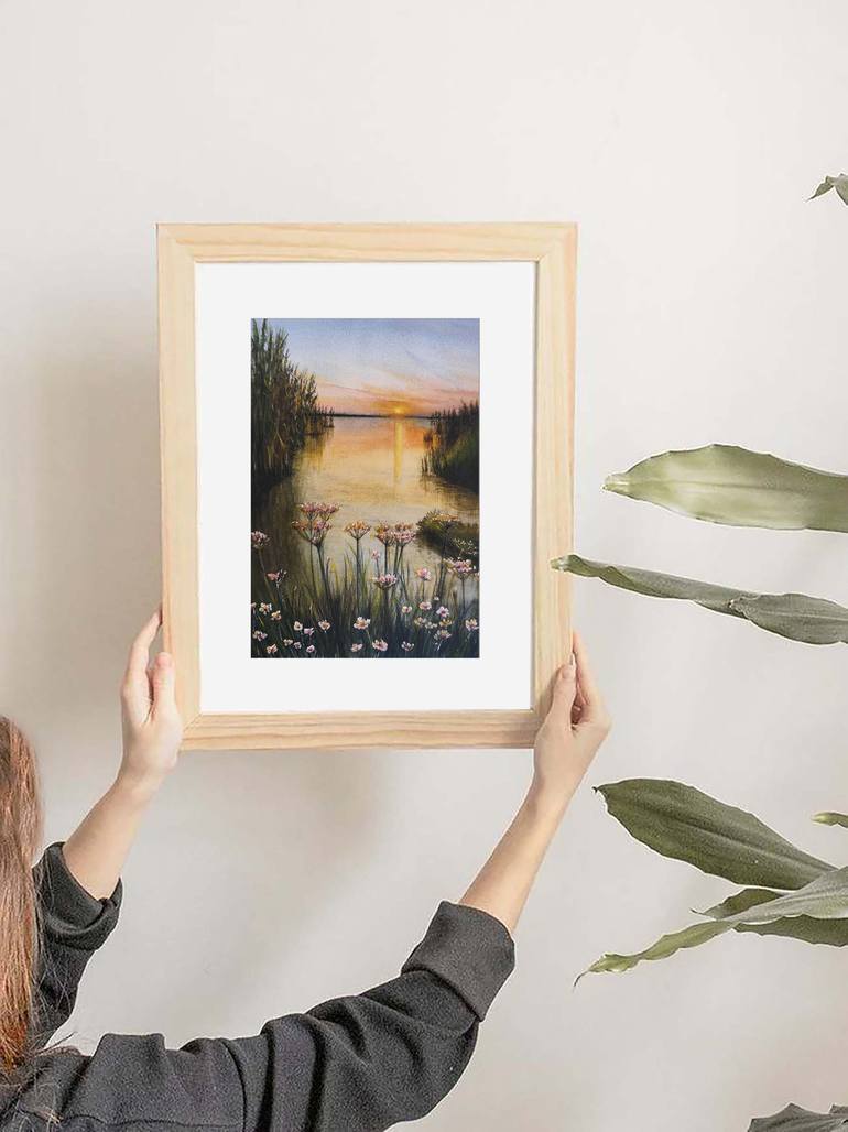 Original Realism Landscape Painting by Hanna Samoilenko