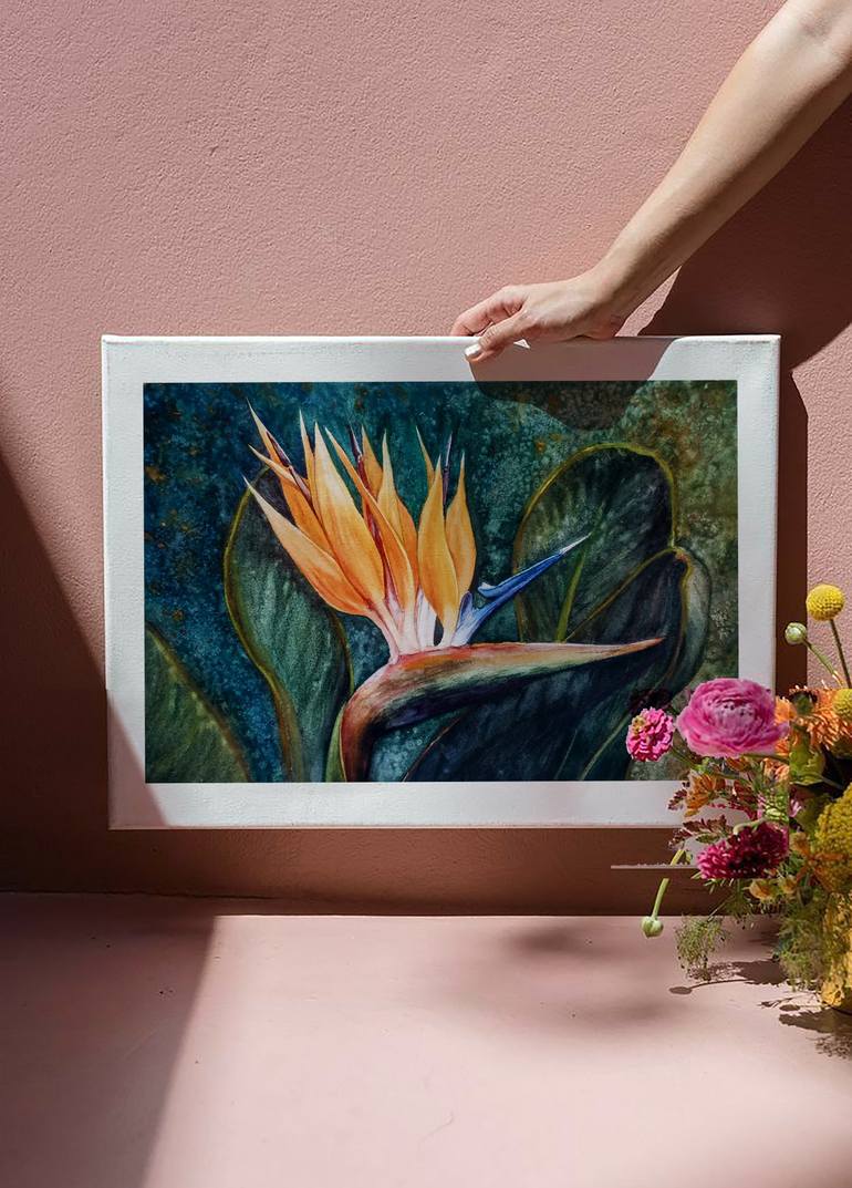 Original Contemporary Floral Painting by Hanna Samoilenko