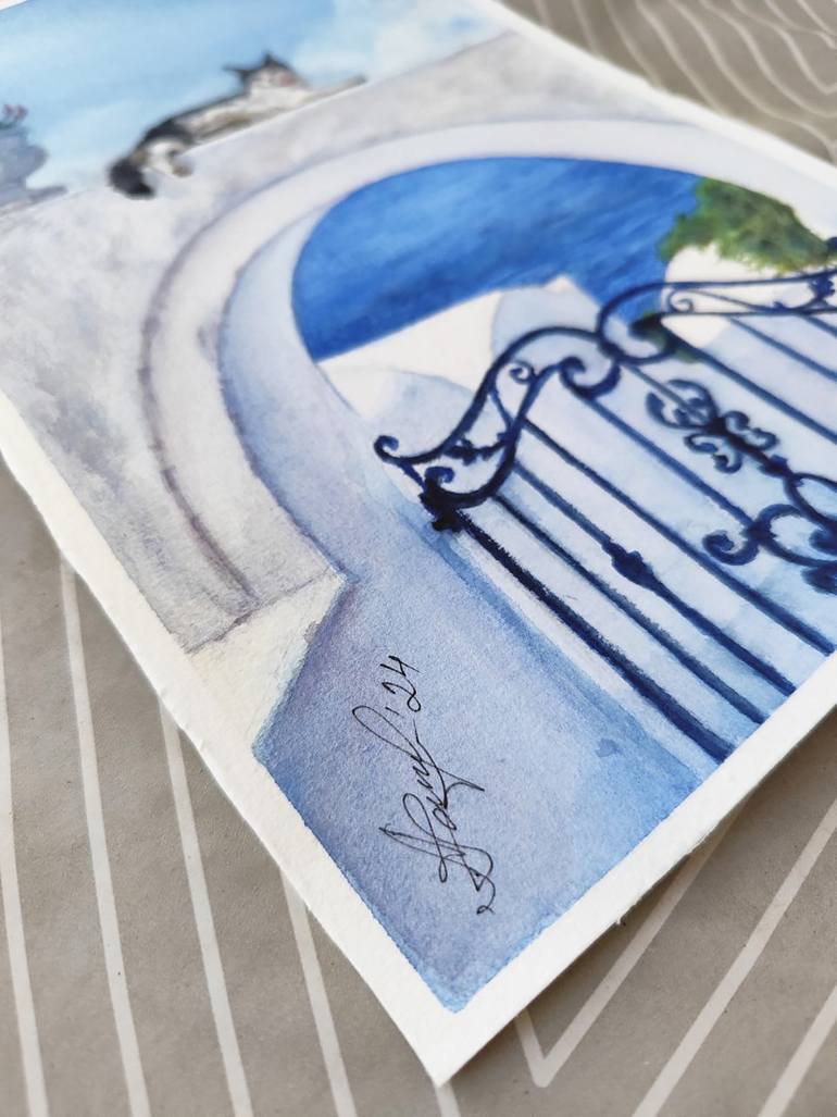 Original Contemporary Travel Painting by Hanna Samoilenko