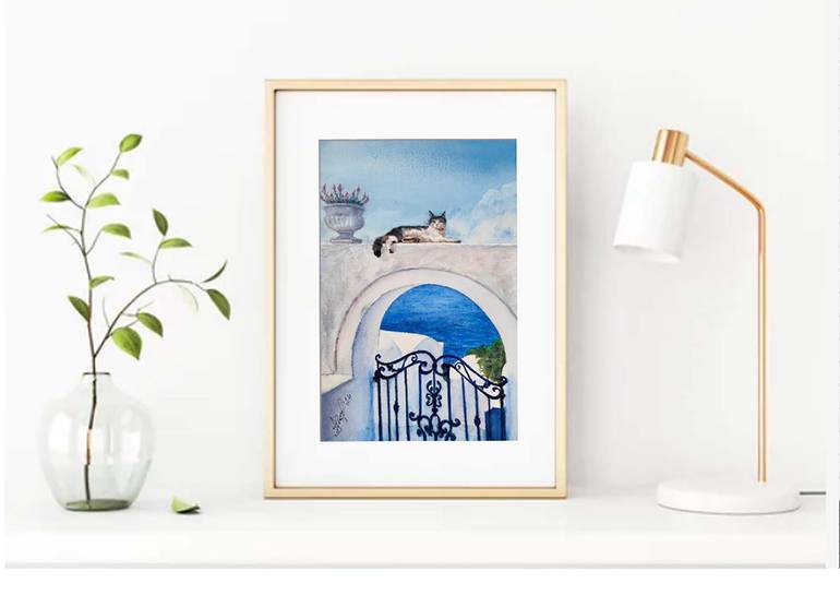 Original Contemporary Travel Painting by Hanna Samoilenko
