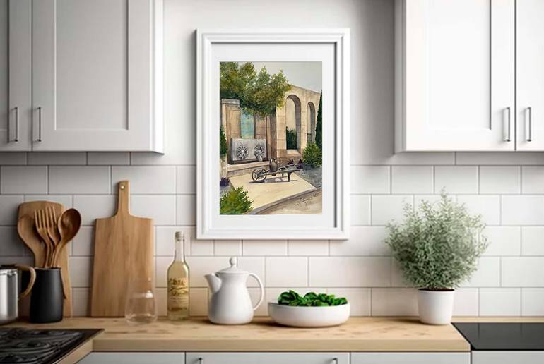 Original Contemporary Architecture Painting by Hanna Samoilenko