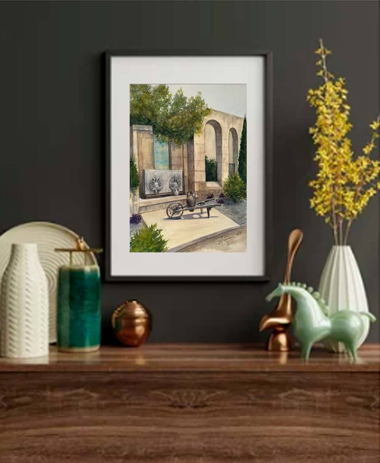 Original Contemporary Architecture Painting by Hanna Samoilenko