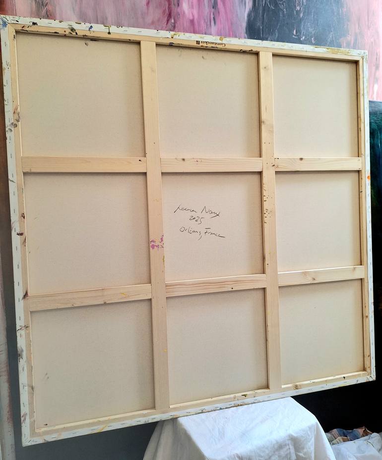 Original Expressionism Love Painting by Leena Noux