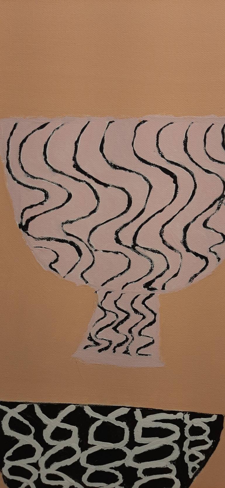 Original Abstract Floral Painting by Mary Hubbard