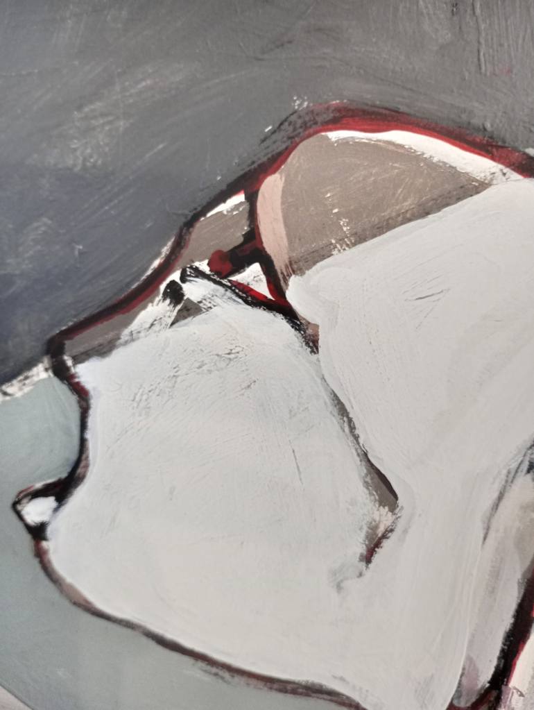 Original Abstract Expressionism Classical Mythology Painting by F Ghysenberg