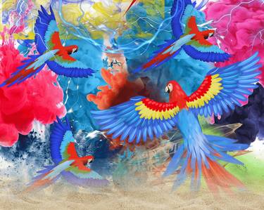 Original Digital Art Abstract Digital by P Darden