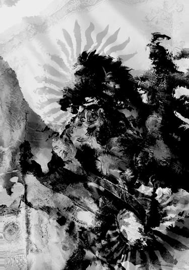 Original Abstract Expressionism Abstract Printmaking by Astitva Singh