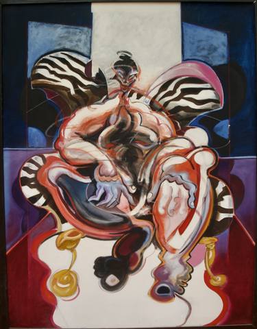 Original Modernism Women Paintings by Patrick Cuenot
