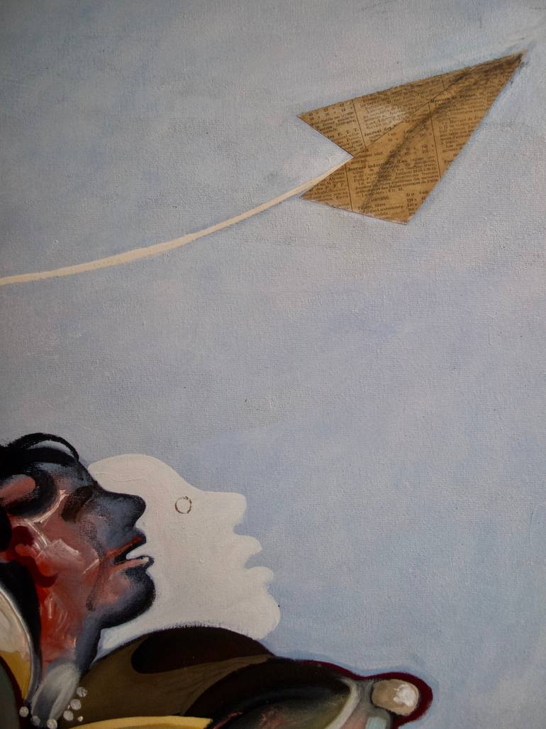 Original Figurative Fantasy Painting by Patrick Cuenot