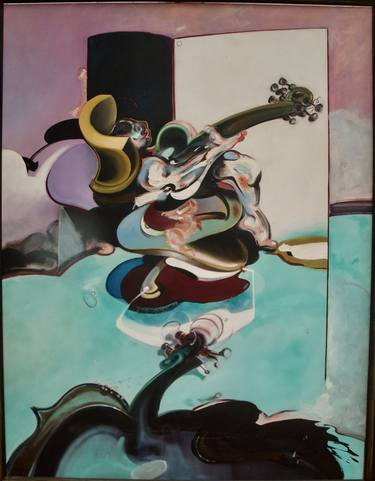 Original Modernism Music Painting by Patrick Cuenot