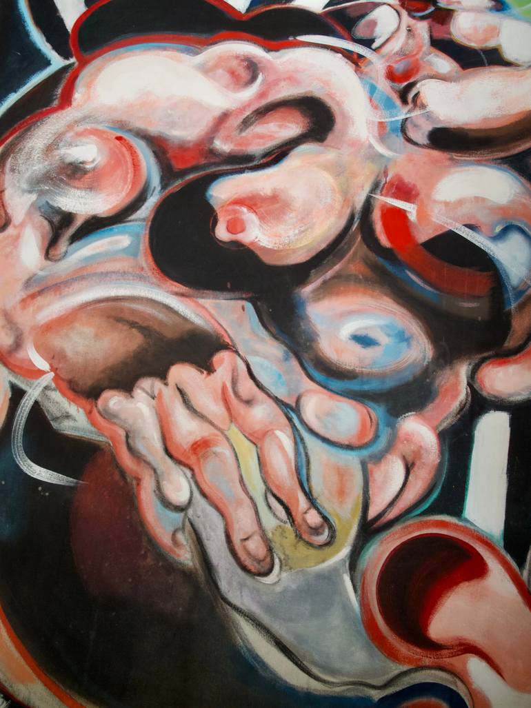 Original Figurative Women Painting by Patrick Cuenot