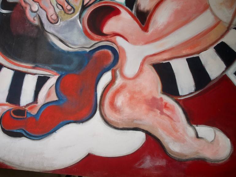 Original Figurative Women Painting by Patrick Cuenot