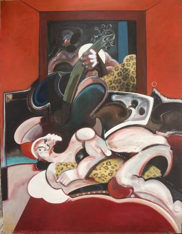 Original Modernism Music Painting by Patrick Cuenot