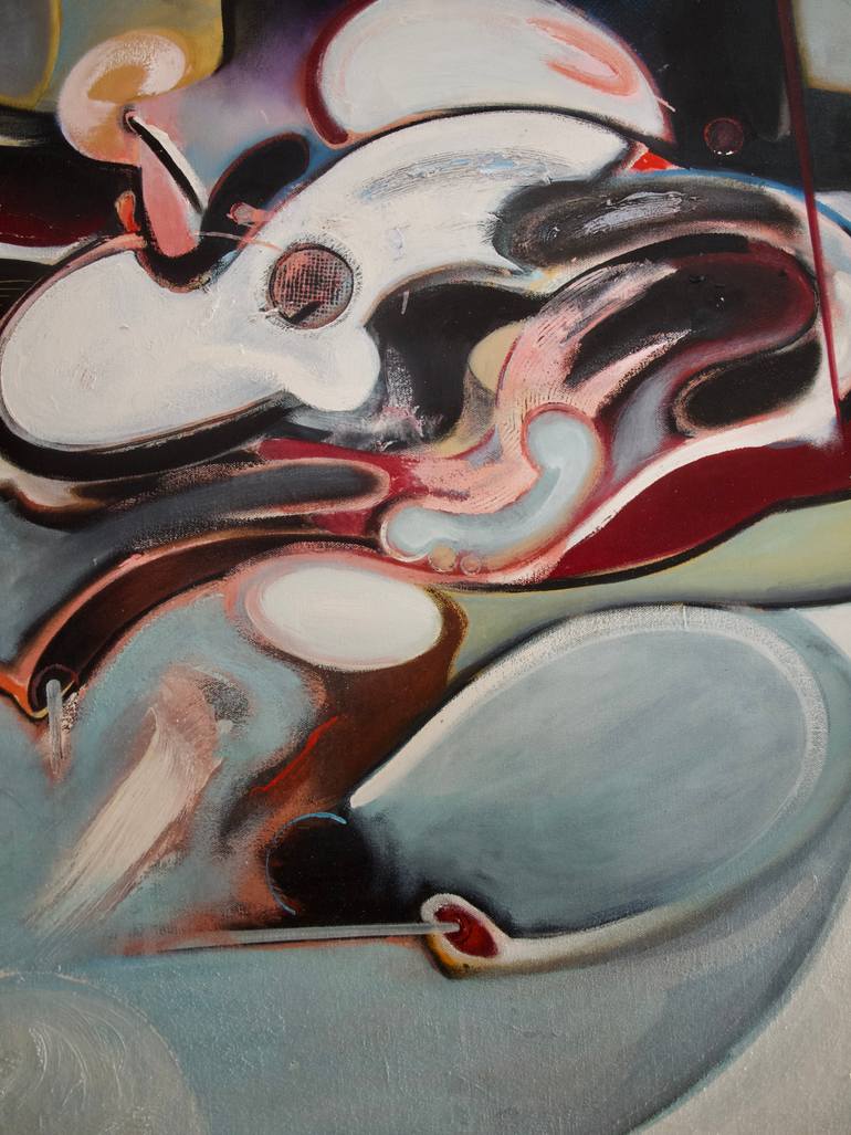 Original Modernism Women Painting by Patrick Cuenot