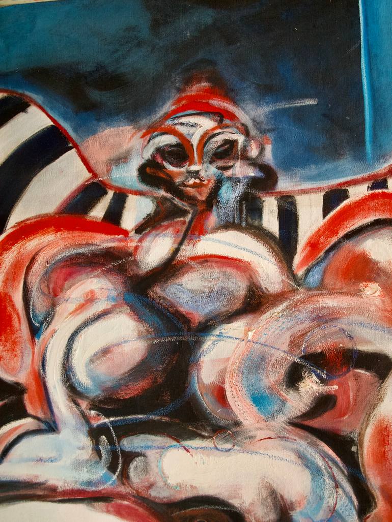 Original Portraiture Women Painting by Patrick Cuenot