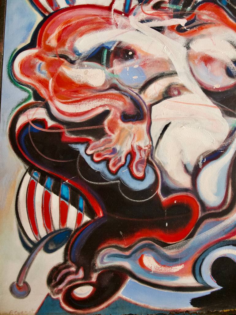 Original Portraiture Women Painting by Patrick Cuenot