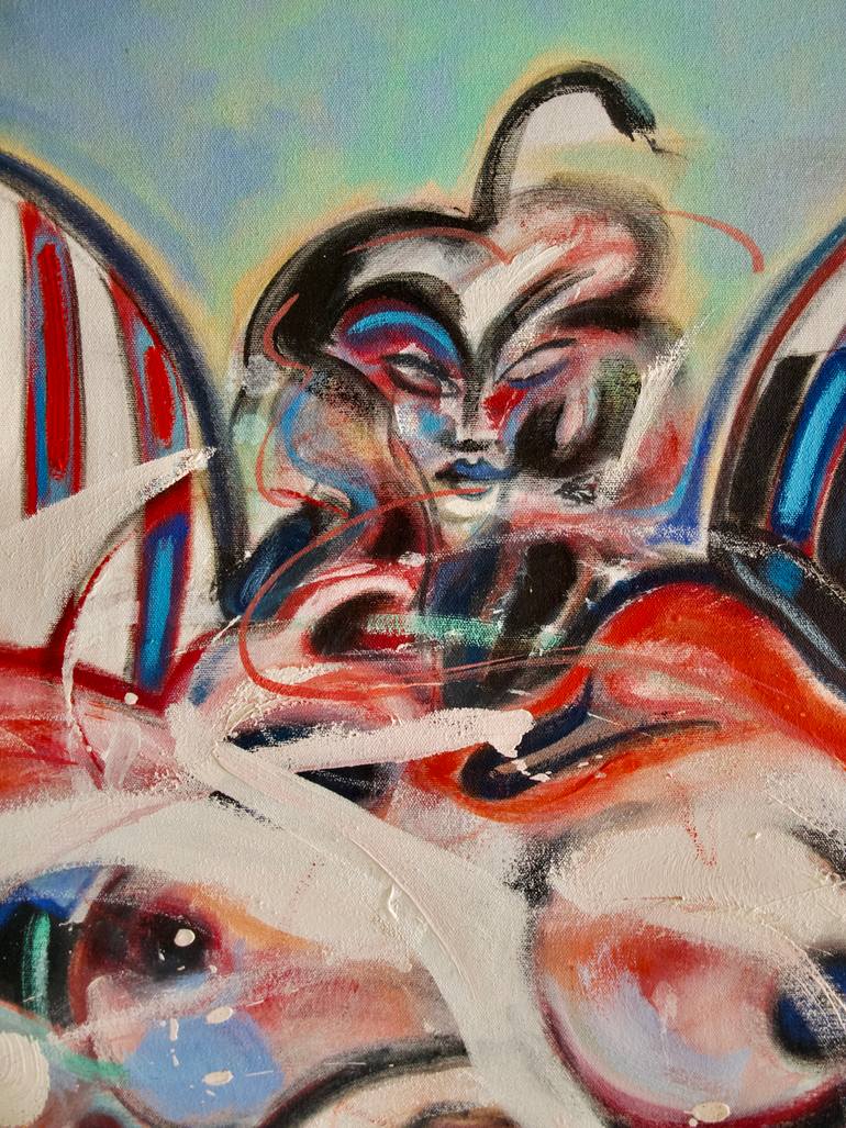 Original Portraiture Women Painting by Patrick Cuenot