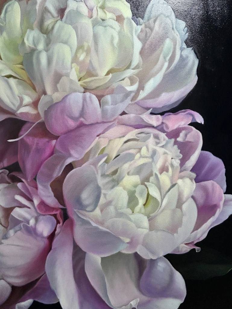 Original Realism Floral Painting by Mariia Bashtova