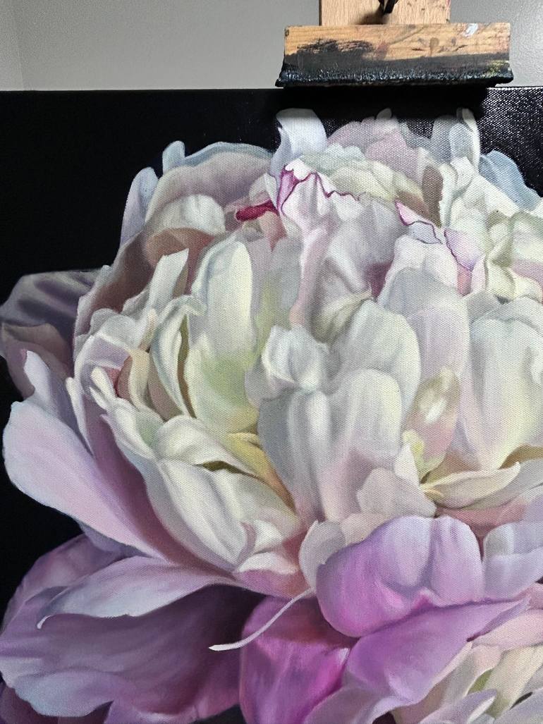 Original Realism Floral Painting by Mariia Bashtova