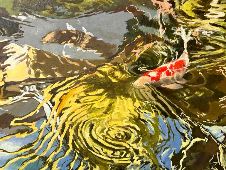 Original Abstract Nature Painting by Mariia Bashtova