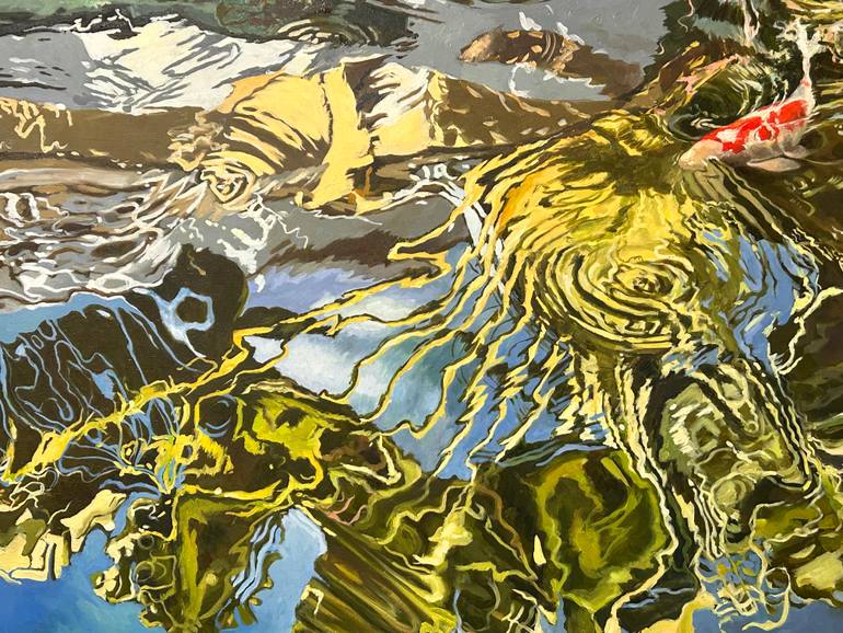 Original Abstract Nature Painting by Mariia Bashtova
