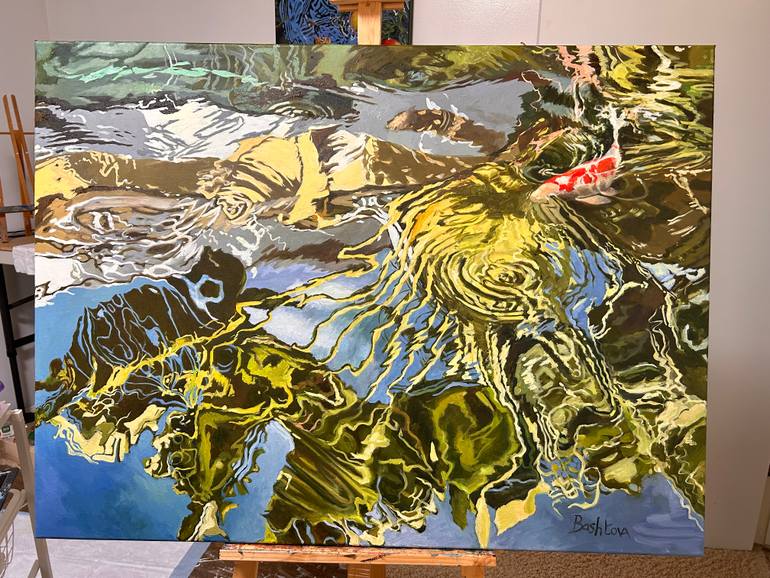 Original Abstract Nature Painting by Mariia Bashtova