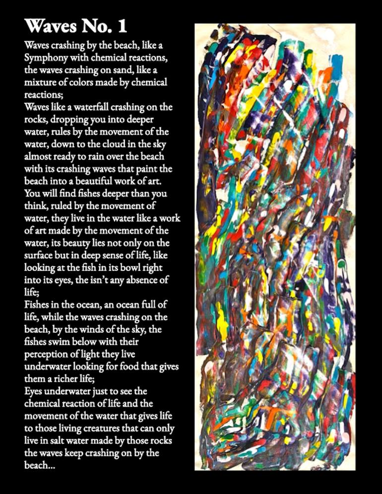 Original Conceptual Abstract Painting by Inconnu Chroma Pictor