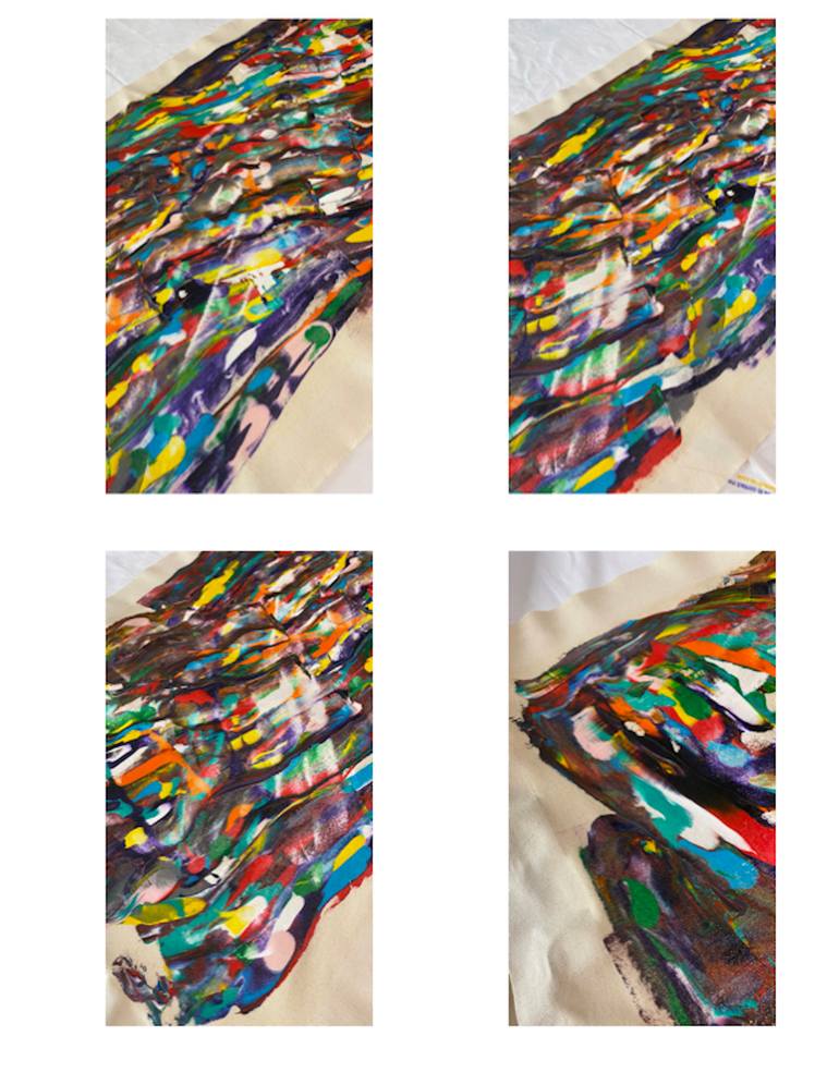 Original Conceptual Abstract Painting by Inconnu Chroma Pictor