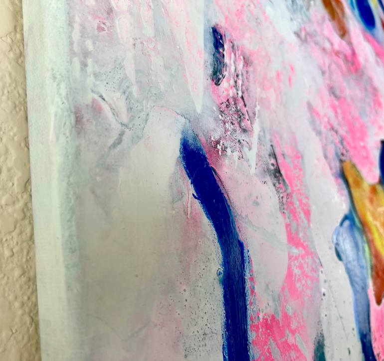 Original Abstract Expressionism Abstract Painting by Gg Young