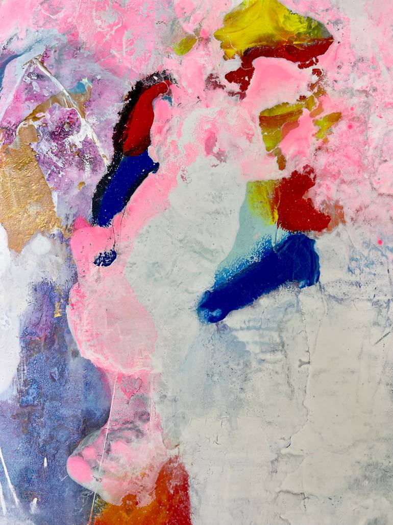 Original Abstract Expressionism Abstract Painting by Gg Young