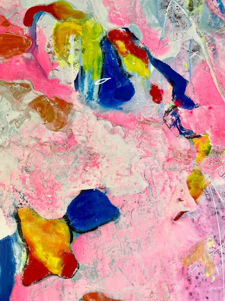 Original Abstract Expressionism Abstract Painting by Gg Young
