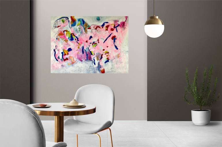 Original Abstract Expressionism Abstract Painting by Gg Young