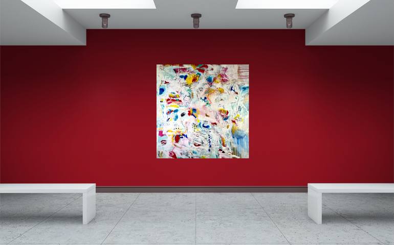 Original Abstract Expressionism Abstract Painting by Gg Young