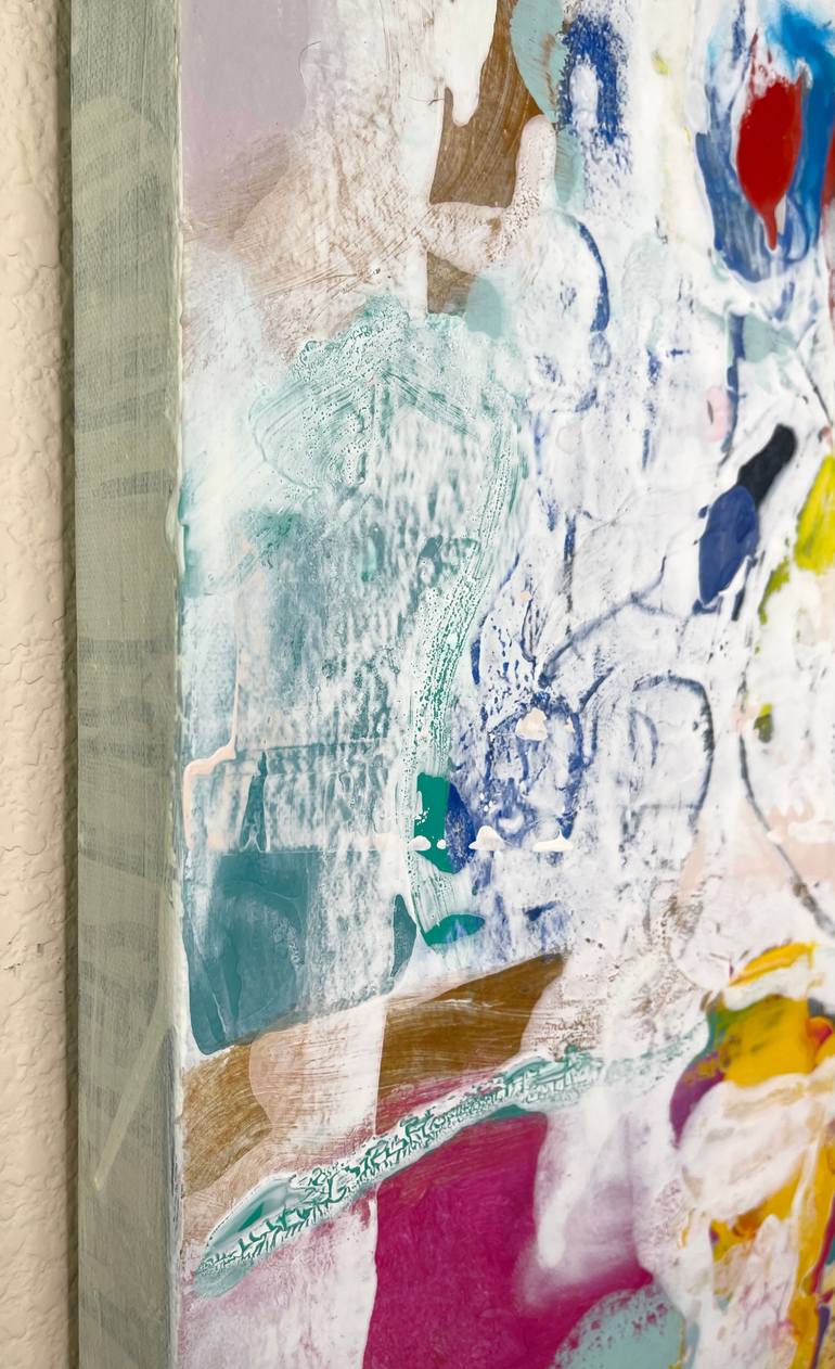 Original Abstract Expressionism Abstract Painting by Gg Young