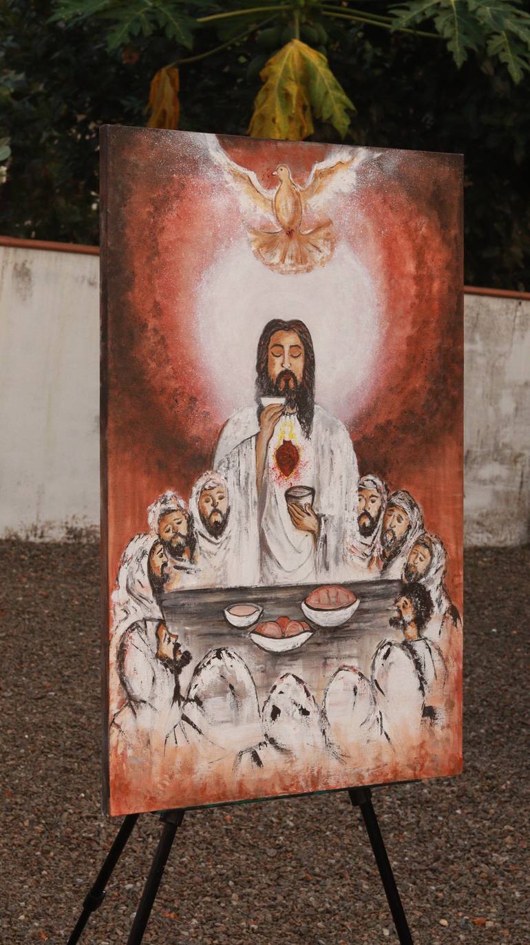 Original Contemporary Abstract Painting by Anju Philip