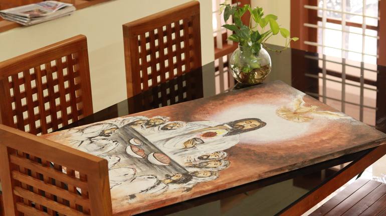 Original Contemporary Abstract Painting by Anju Philip