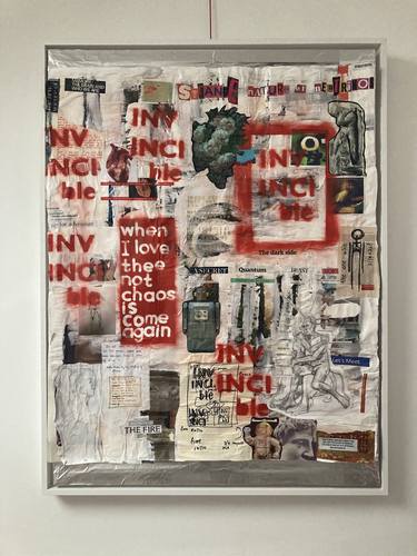Original Conceptual Abstract Mixed Media by Mark Wilson