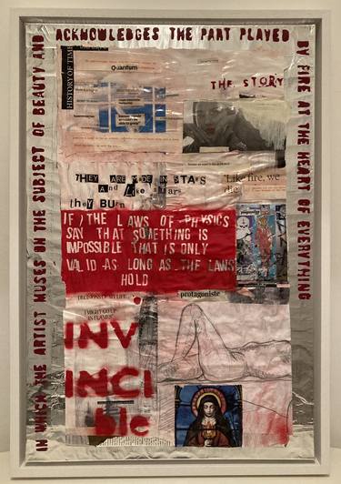Original Conceptual Abstract Mixed Media by Mark Wilson