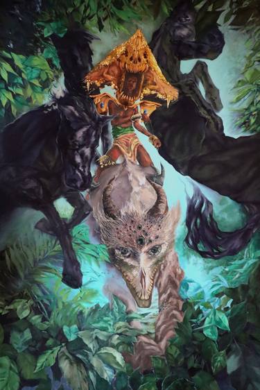 Original Classicism Fantasy Paintings by Olivia Hamza