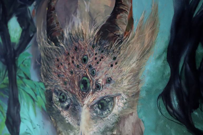 Original Classicism Fantasy Painting by Olivia Hamza