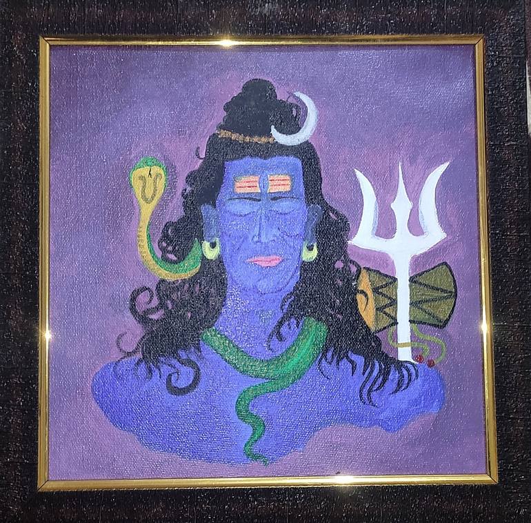 Original Contemporary Religion Paintings by Shivendra Singh