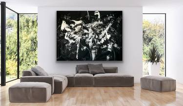 Original Abstract Expressionism Abstract Mixed Media by Jamie Torpey