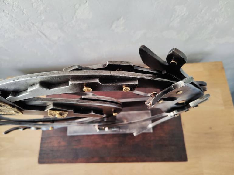 Original Art Deco Abstract Sculpture by Alexander Plamadil