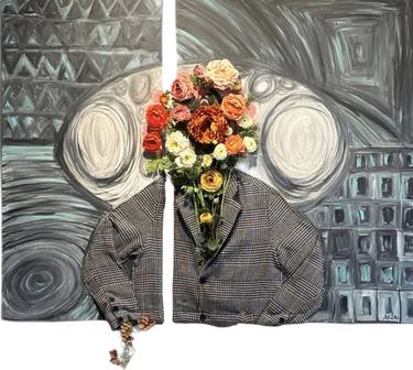 Original Conceptual Abstract Paintings by Axza B-Zan