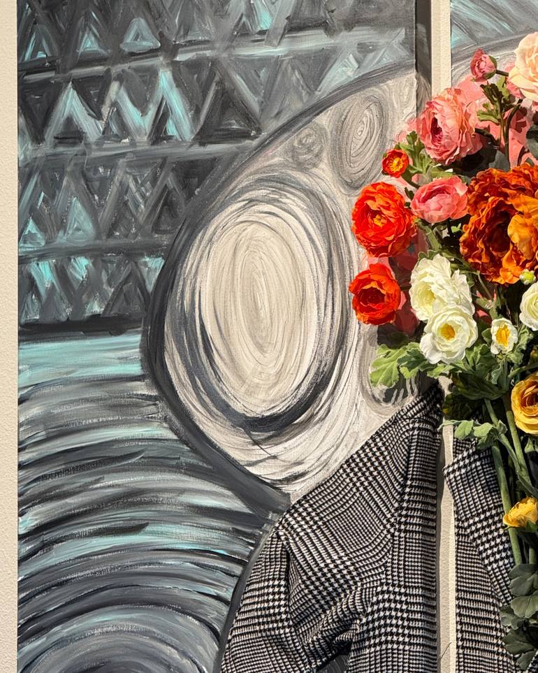 Original Conceptual Abstract Painting by Axza B-Zan