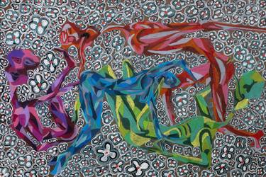 Original Contemporary Abstract Paintings by Corey Ceccarelli