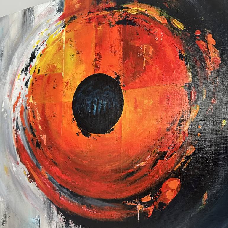Original Abstract Expressionism Abstract Painting by Lina Kush